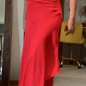 Reiss Vibrant Red Fitted Dress